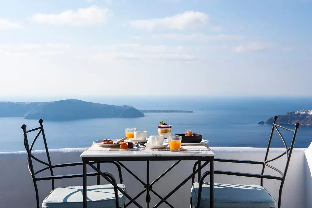 Restaurant, Remezzo Villas, Santorini