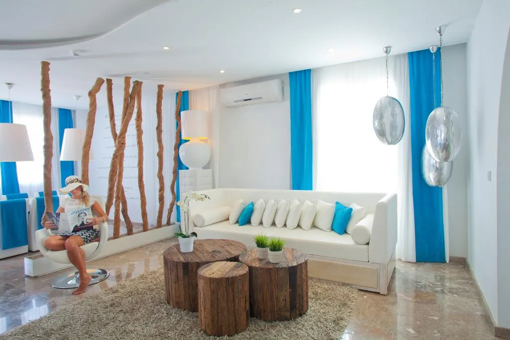 Lobby, Althea Kalamies Luxury Villas, Cyprus