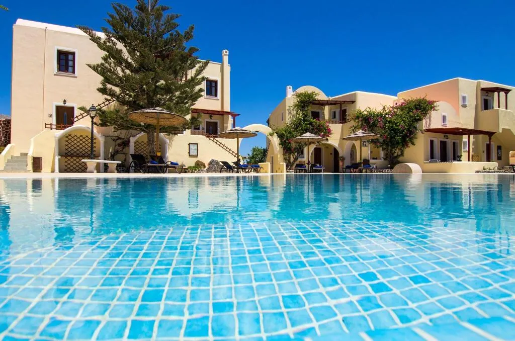 Pool, Smaragdi Hotel, Santorini
