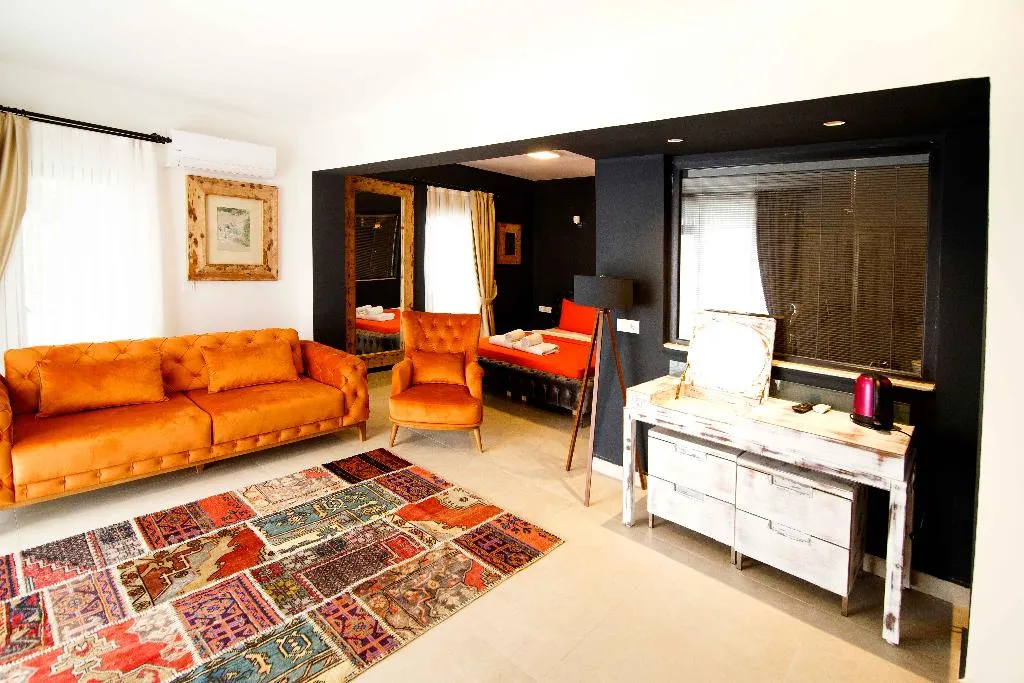 Room DELUXE SEA VIEW WITH BALCONY Room, Sultan Hotel Kalkan, Dalaman