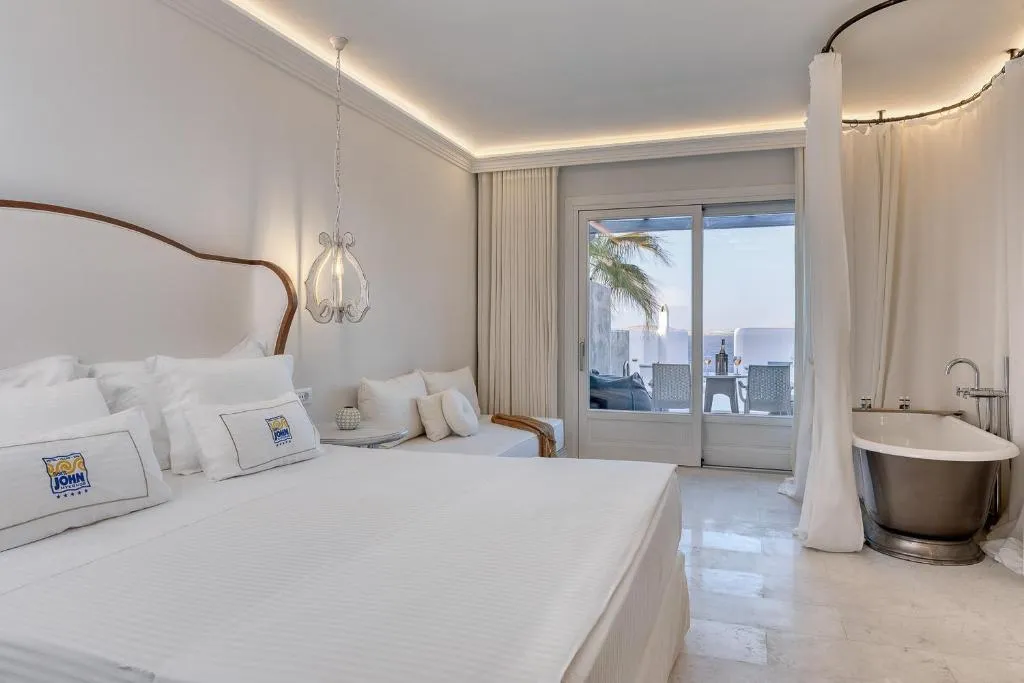 Room PARTIAL SEA VIEW Room, Saint John Hotel Villas & Spa, Mykonos