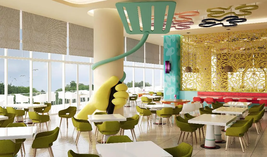 Restaurant, The Land of Legends Nickelodeon Theme Park, Antalya