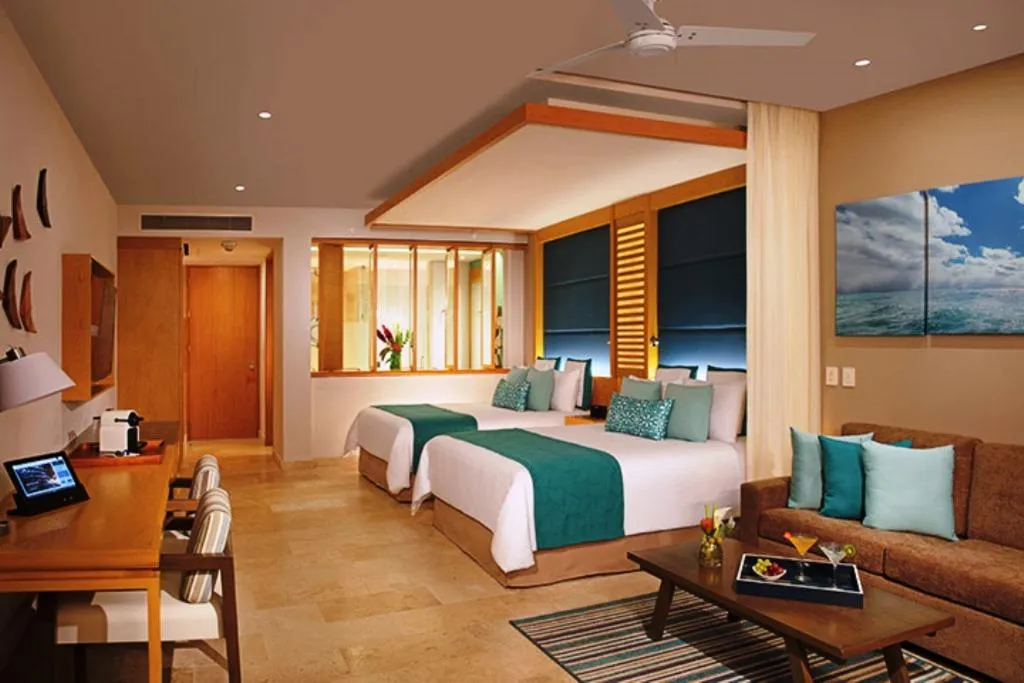JUNIOR SUITE GARDEN VIEW TWO QUEEN BEDS Room, Dreams Playa Mujeres Golf & Spa Resorts, Cancun Area