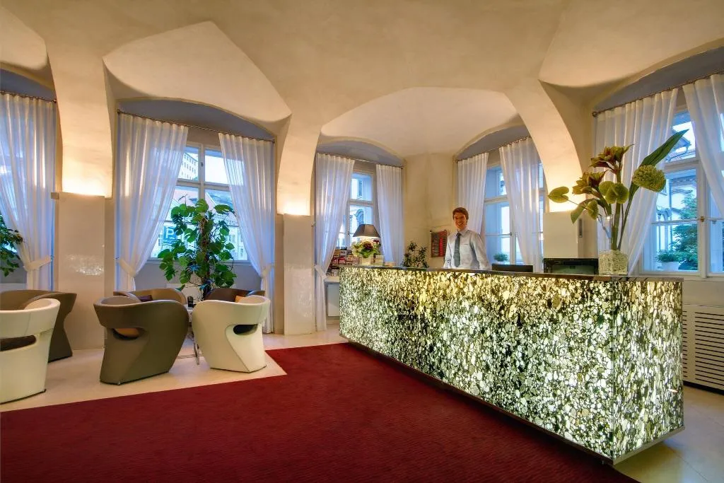 Lobby, Three Storks Hotel, Prague