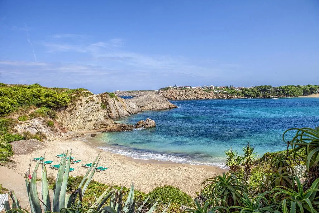 Beach, White Sands Beach Club, Menorca