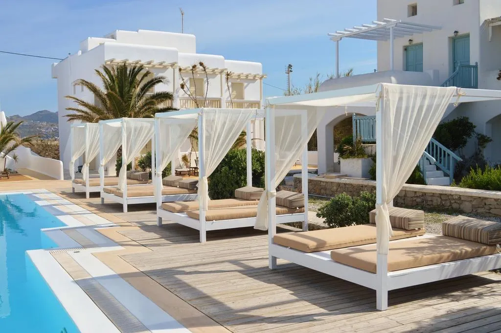 General view, Corfos Hotel, Mykonos