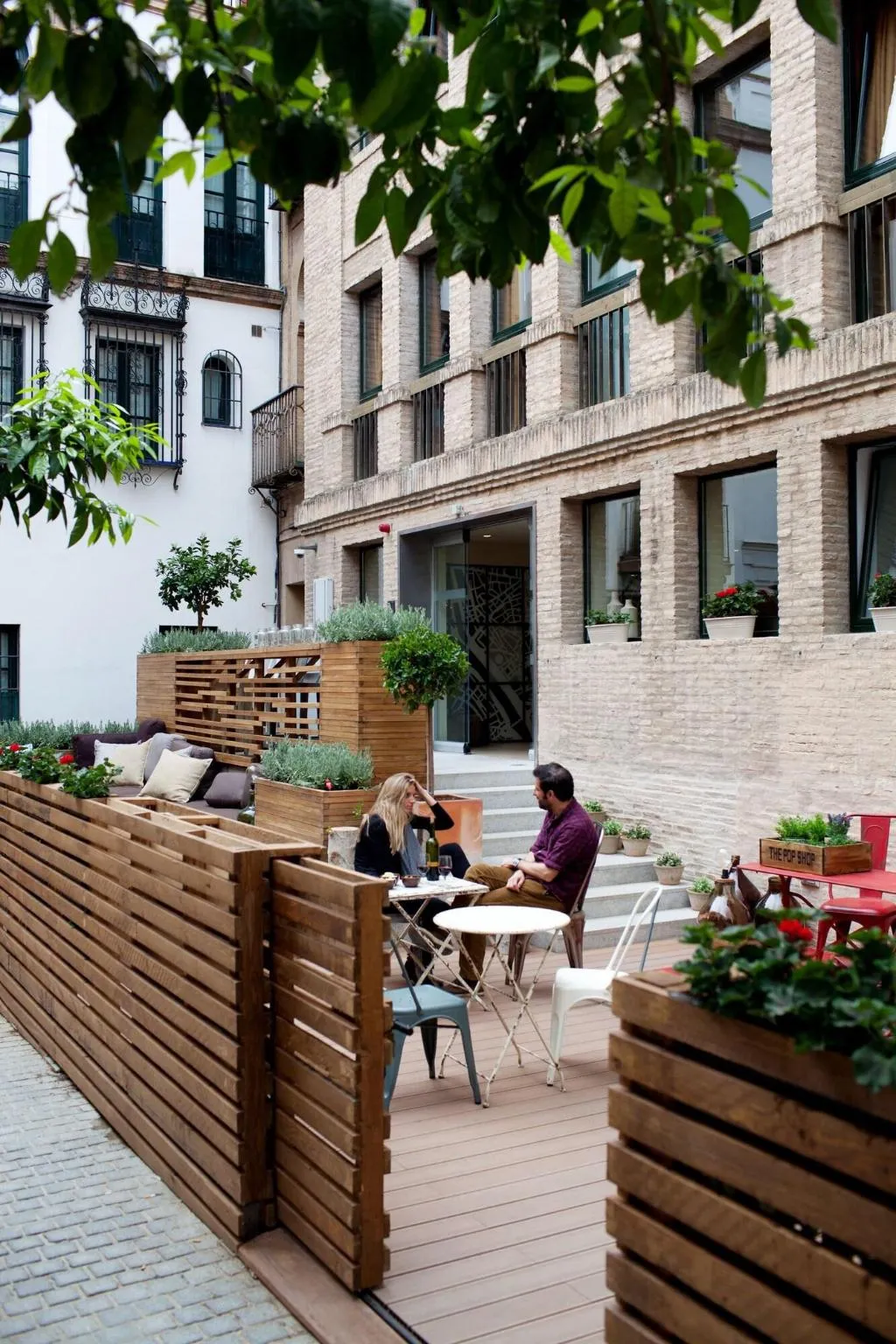 Terrace, Toc Hostel Sevilla, Seville
