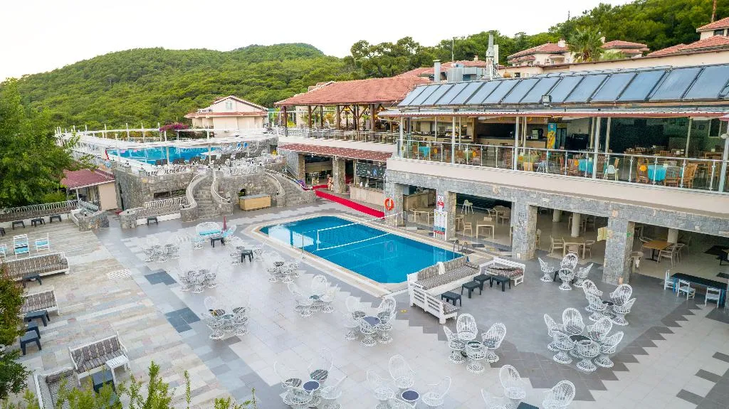 Terrace, Nicholas Park Hotel, Dalaman
