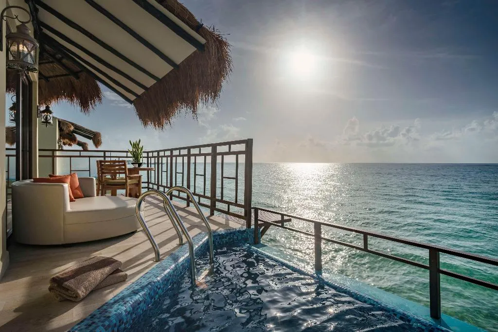 Room, Palafitos Overwater Bungalows El Dorado Maroma Al, Playa Del Carmen