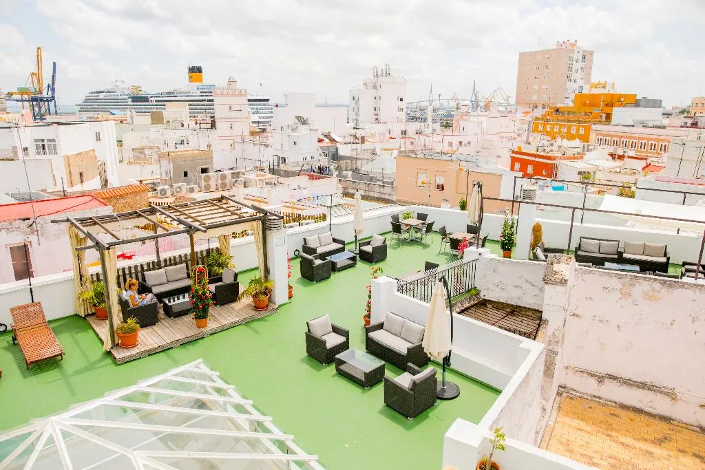 Terrace, Hotel Las Cortes De Cadiz, Costa De La Luz