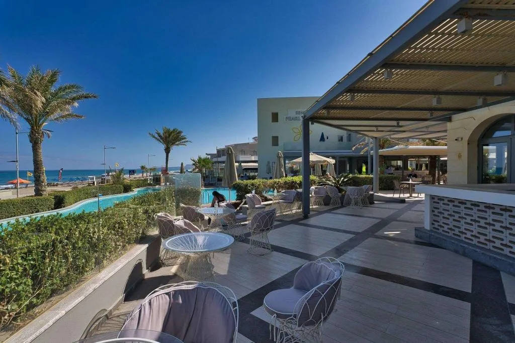 Terrace, Aegean Pearl Hotel, Crete