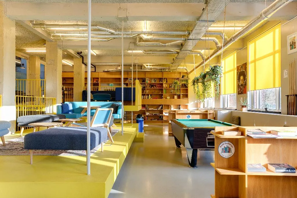 Lobby, ClinkNoord Hostel, Amsterdam
