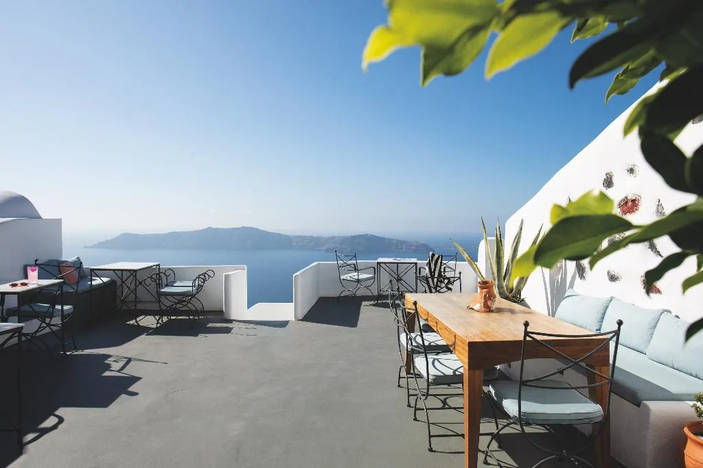 Restaurant, Remezzo Villas, Santorini