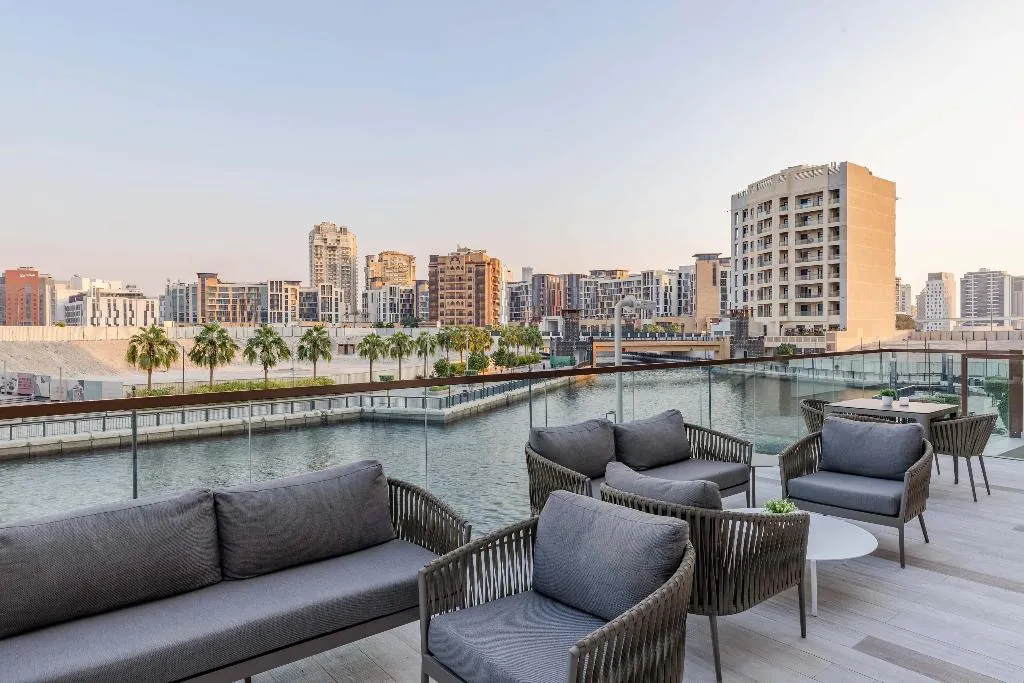 Terrace, Pavilion Hotel Al Jaddaf - Managed By Nooa, Dubai