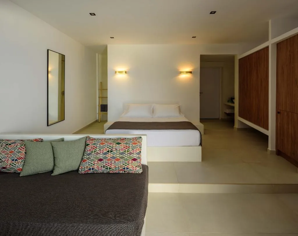 JUNIOR SUITE ONE BED Room, Ryolithos Suites, Santorini