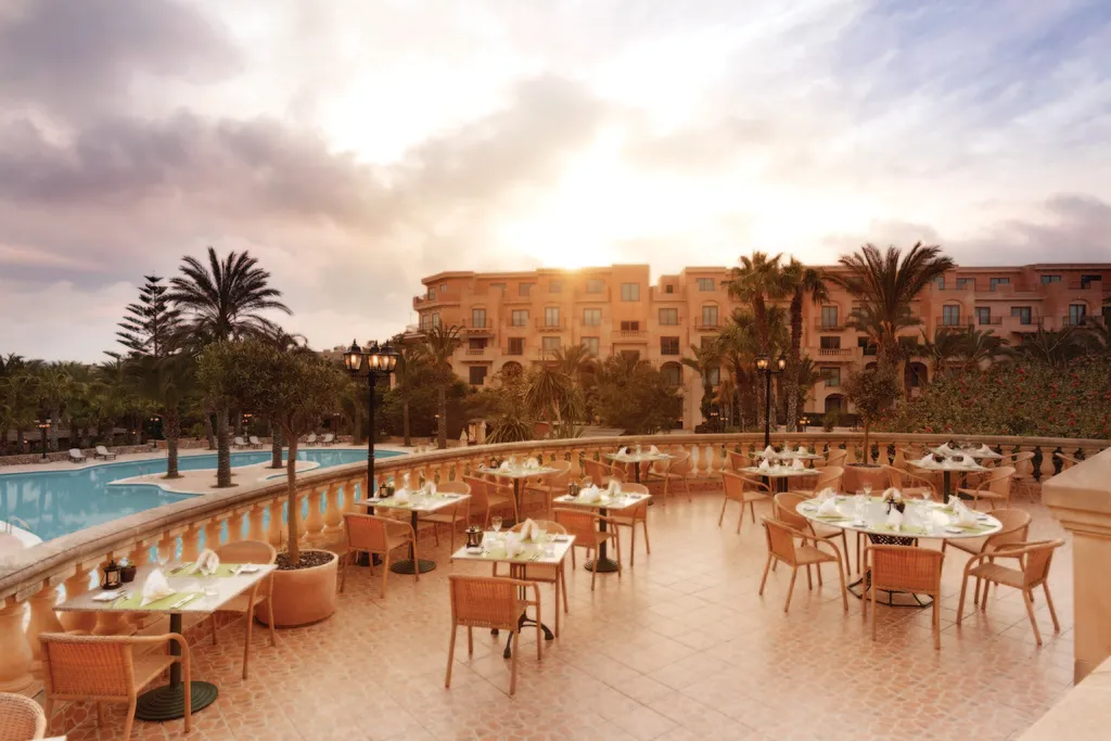 Terrace, Kempinski Hotel San Lawrenz, Gozo