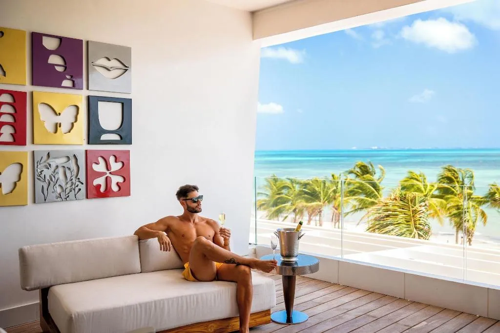 Terrace, Hotel Mousai Cancun Ocean Front Adults Only, Cancun Area