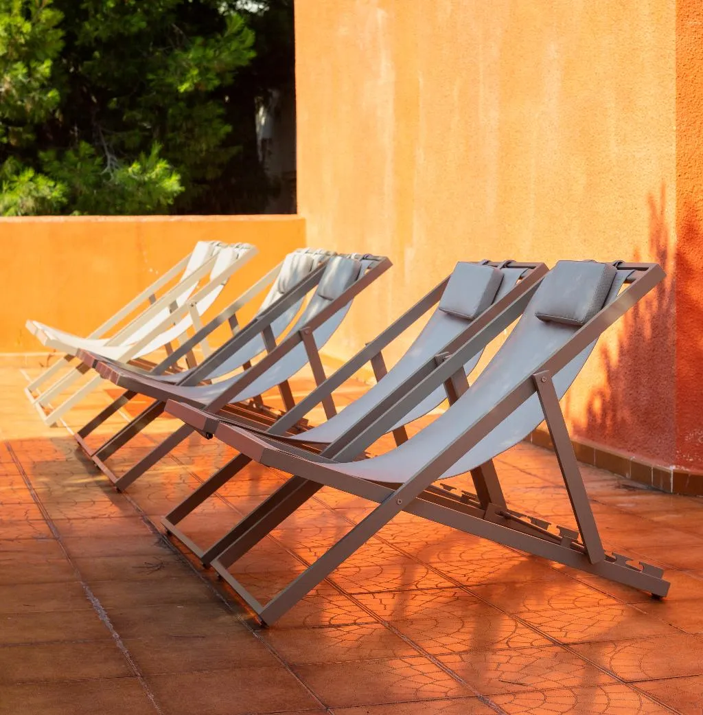Terrace, Es Baulo Petit Hotel, Majorca