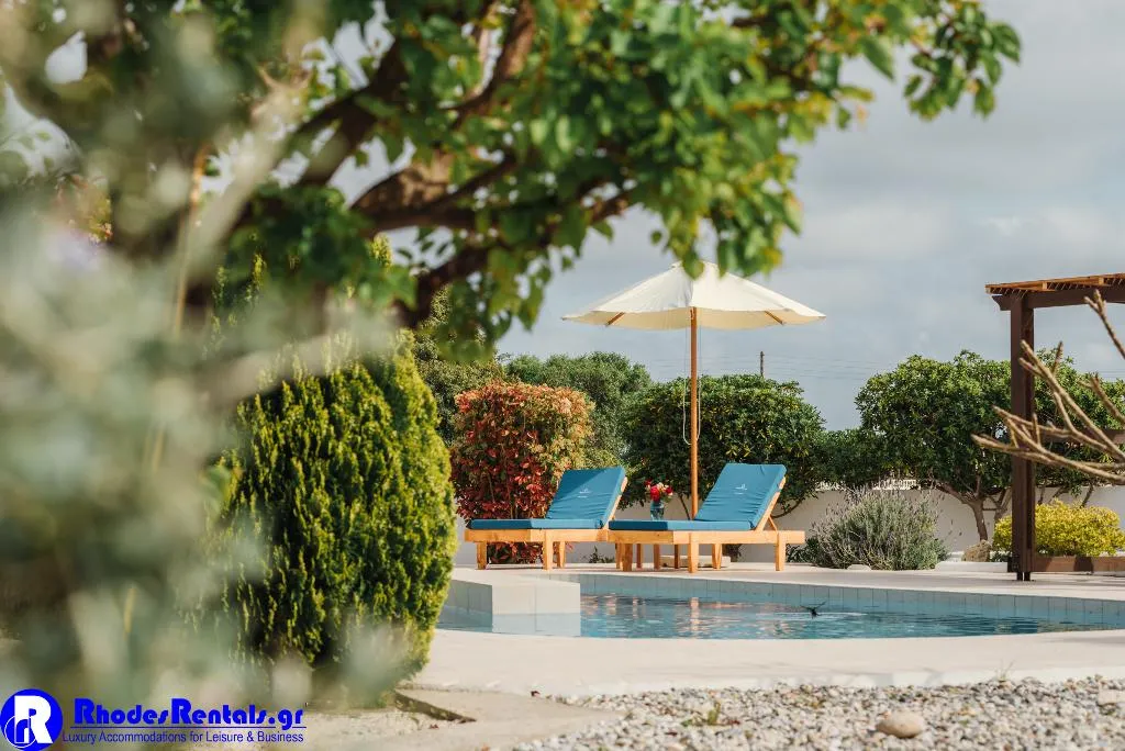 Terrace, Gennadi Dreams Holiday Villa, Rhodes
