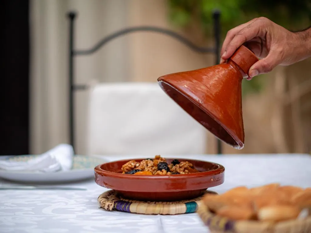 Restaurant, Riad Amegrad hotel, Marrakech