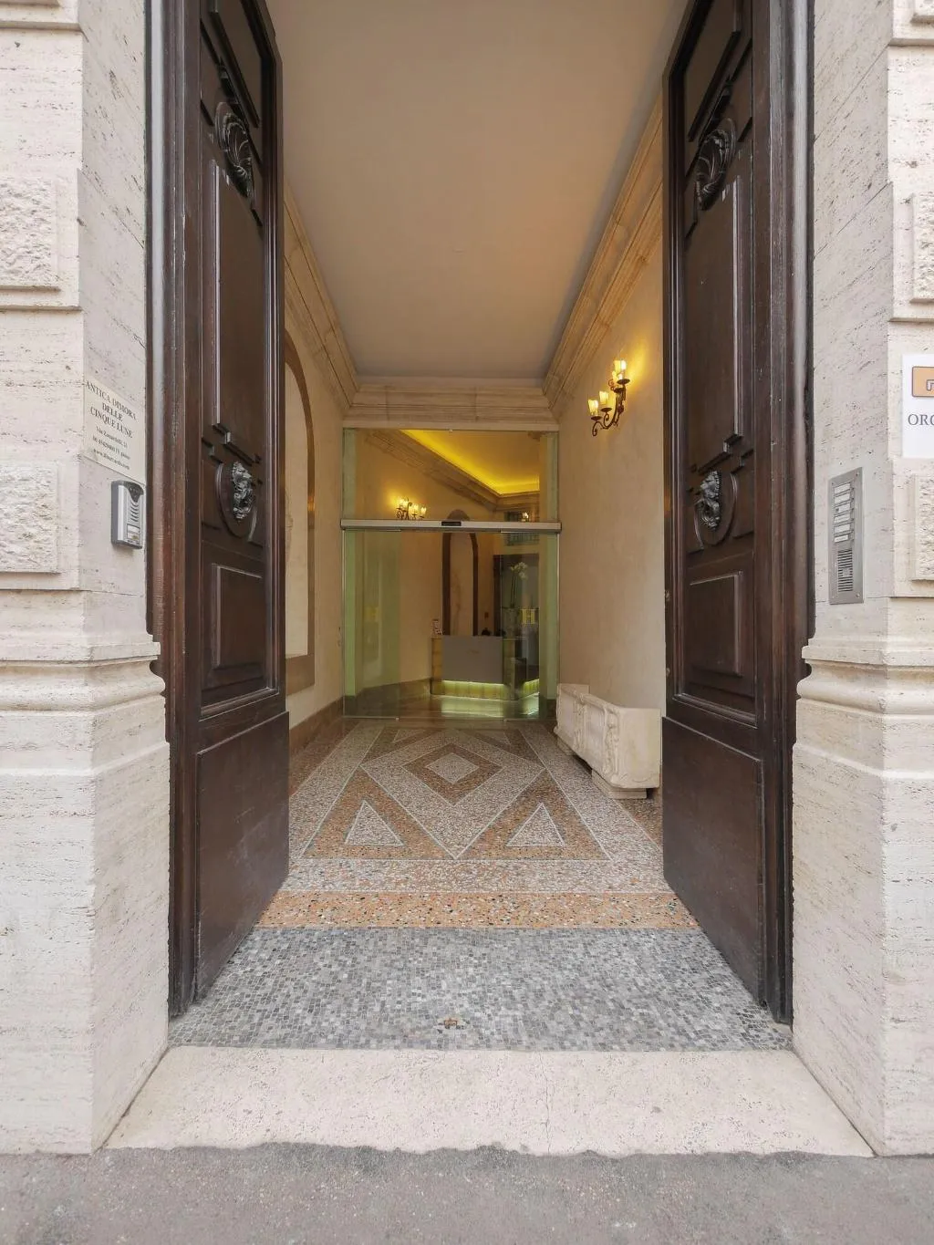 Lobby, Antica Dimora Delle Cinque Lune, Rome