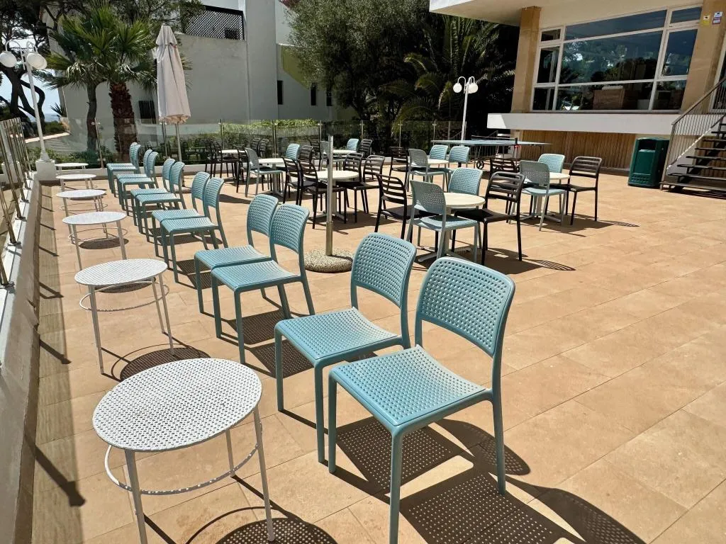 Terrace, Cala Ferrera, Majorca