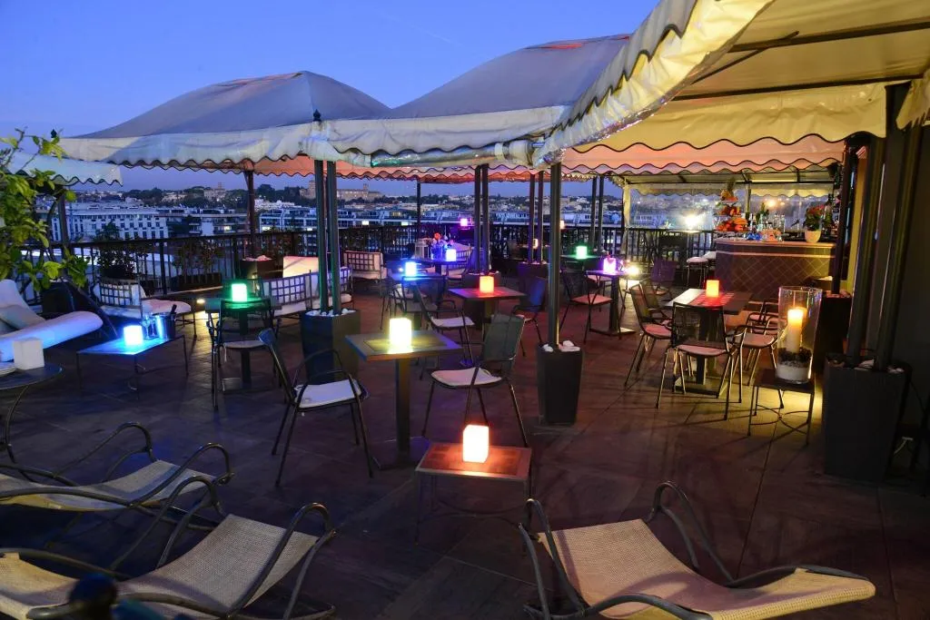Terrace, Trilussa Palace Congress & Spa, Rome