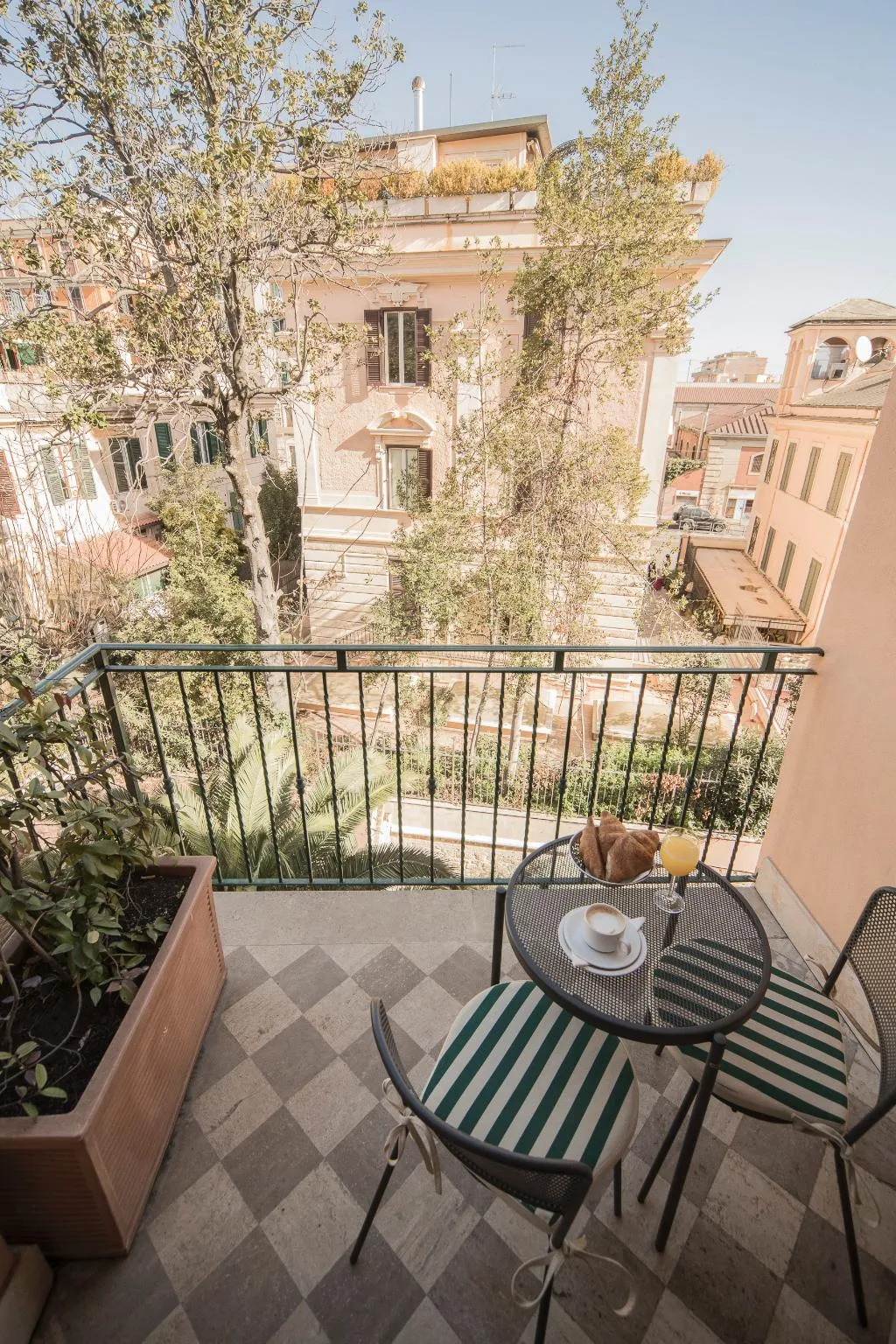 TWIN WITH BALCONY Room, Donatello, Rome