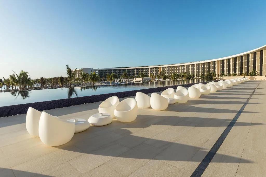 Terrace, Barcelo Maya Riviera, Cancun Area