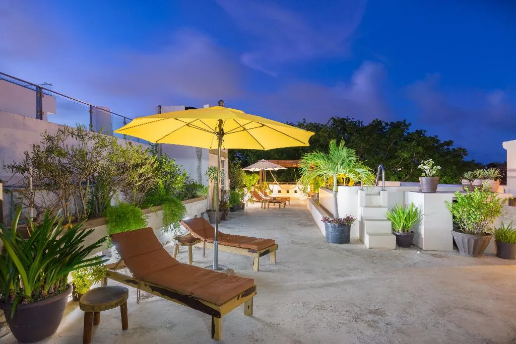 Terrace, Quinta Margarita, Boho Chic Hotel, Cancun Area