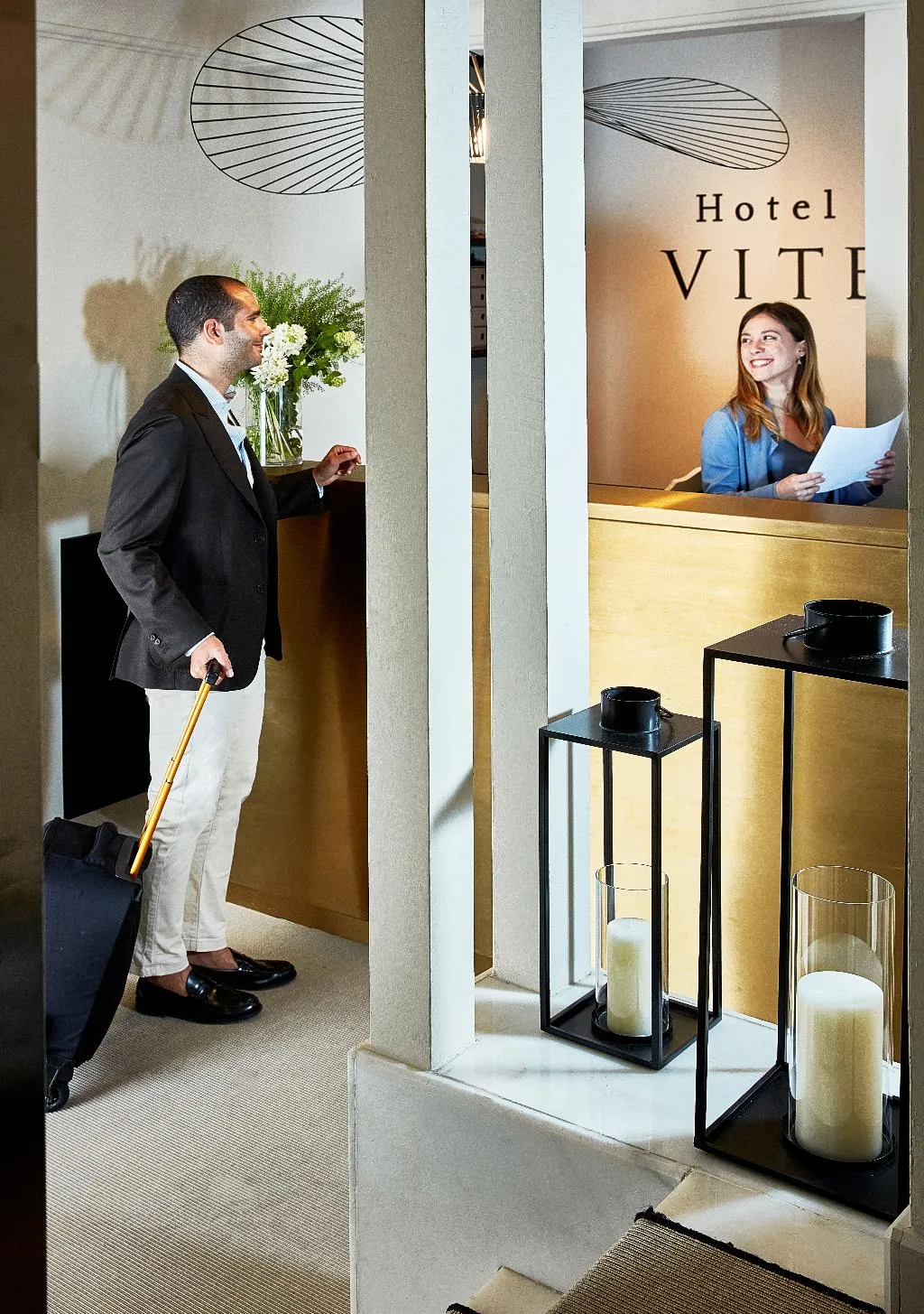 Lobby, Hotel Vite, Rome