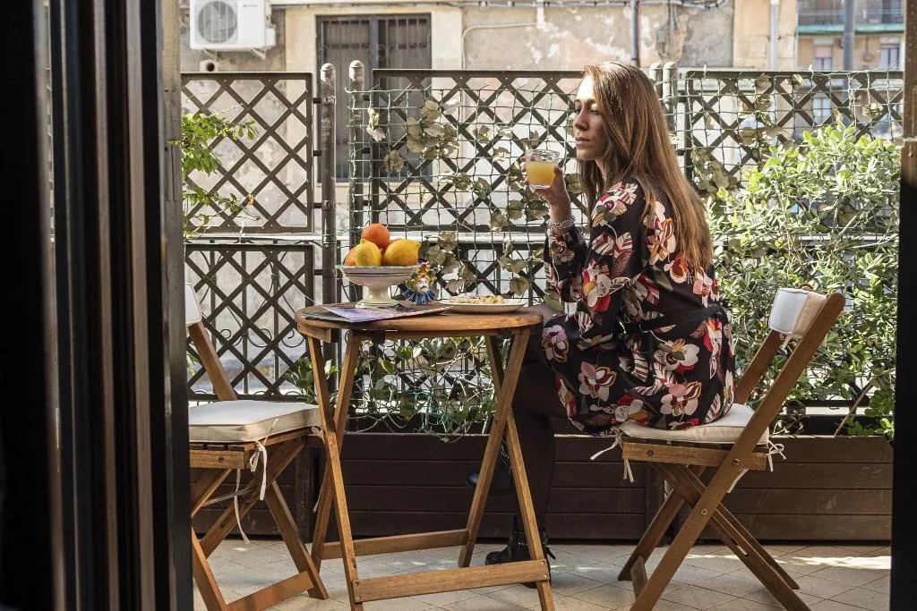 Terrace, Hotel Lakkios, Catania