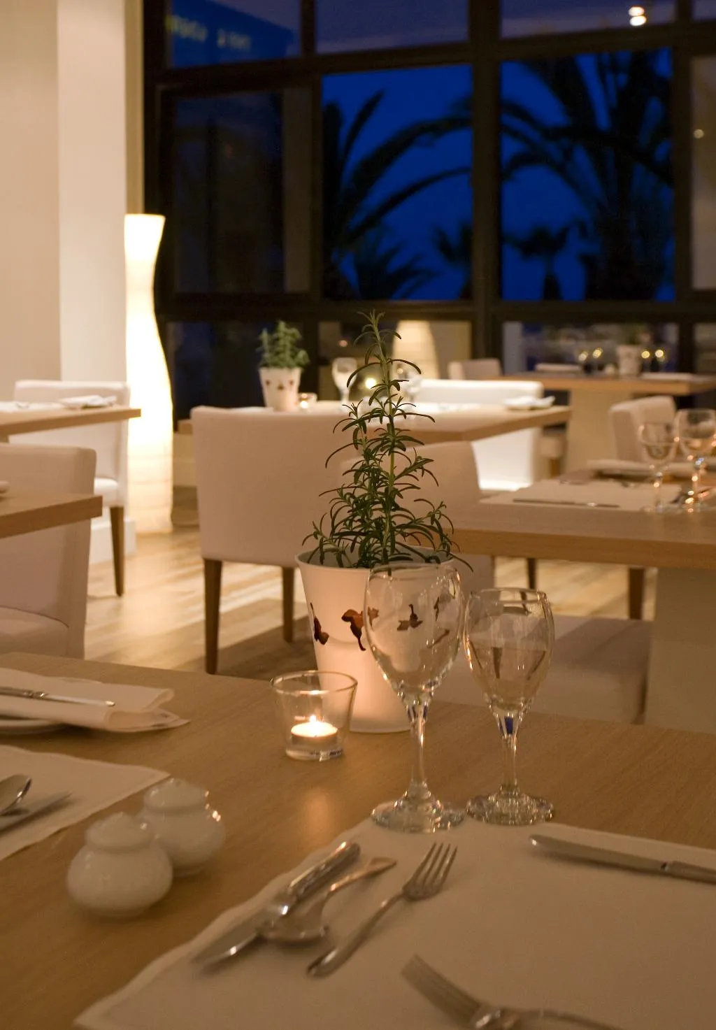 Restaurant, Sandy Beach, Cyprus