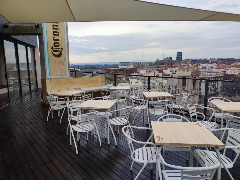 Terrace, Hotel Atarazanas, Valencia