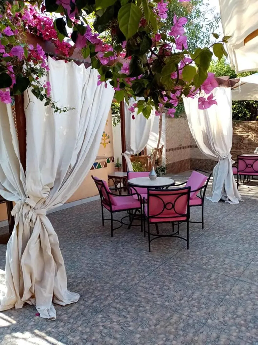 Terrace, Nile Compound Hotel, Luxor