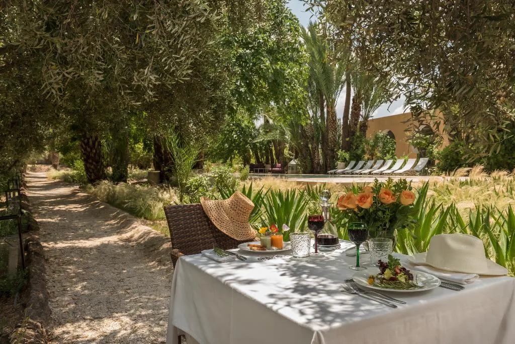 Restaurant, Jnane Tamsna, Marrakech