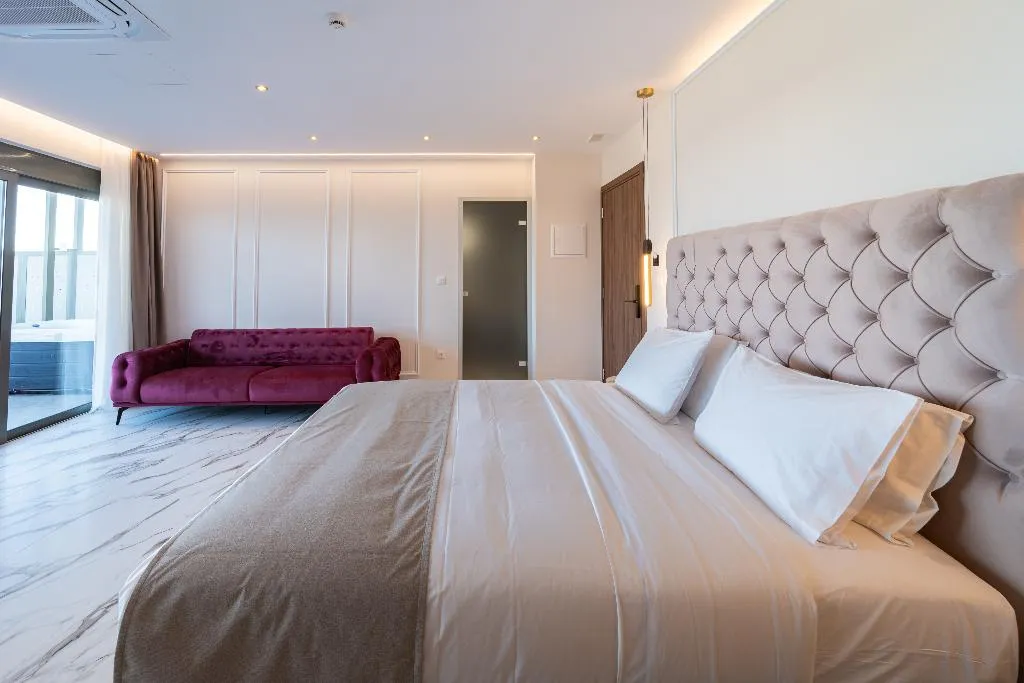 SUITE DELUXE ONE BED Room, Philia Center Suites, Rhodes