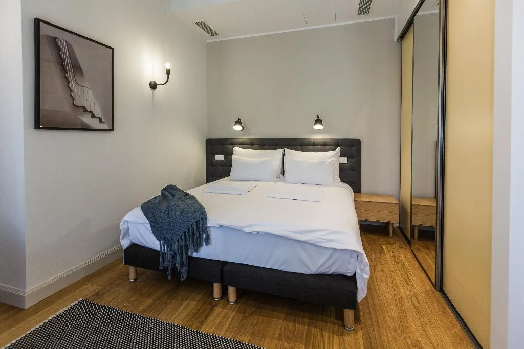 APARTMENT TWO BEDROOMS WITH TERRACE Room, Riga Lux Apartments Skolas Street 20, Riga