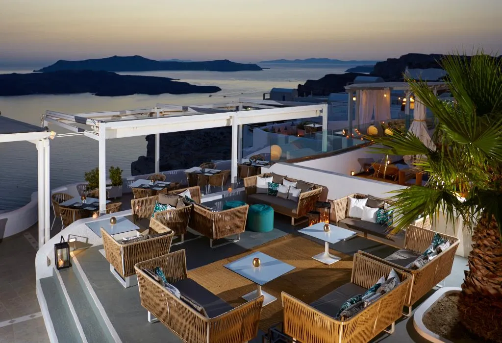 Restaurant, Volcano View Hotel, Santorini
