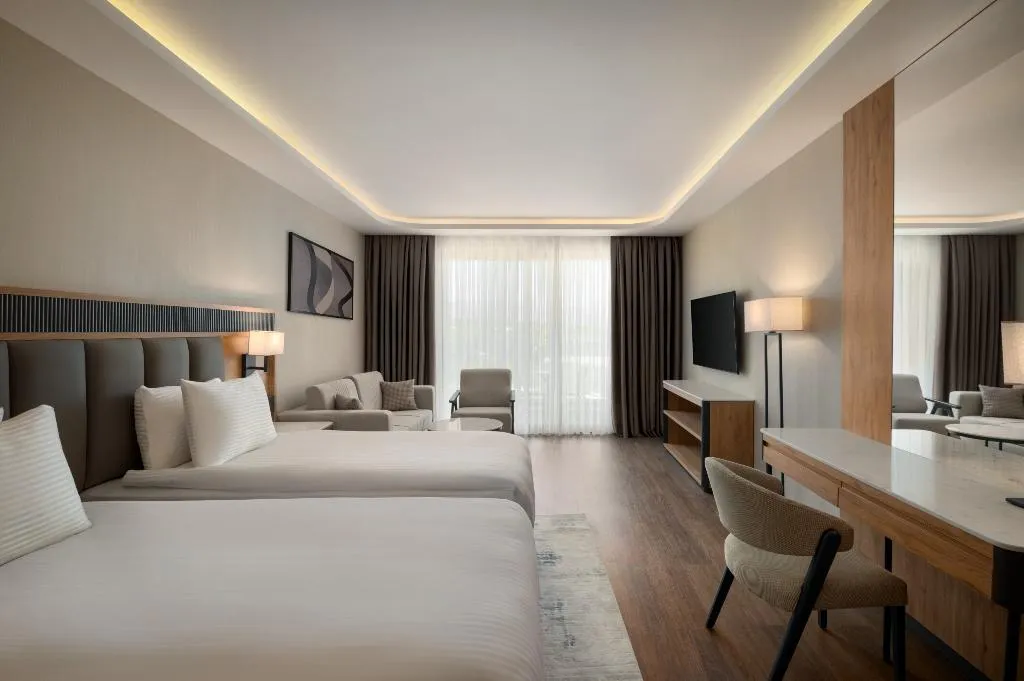 DOUBLE DELUXE LAND VIEW Room, Azura World Hotel, Antalya