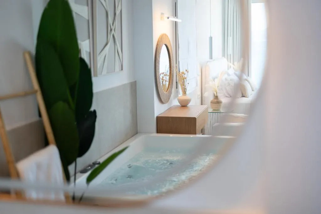 SUITE ONE BED Room, Achillion Luxury Corfu Villa, Corfu