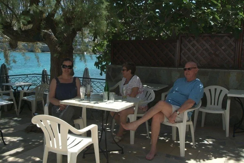 Terrace, Hotel Polydoros, Crete