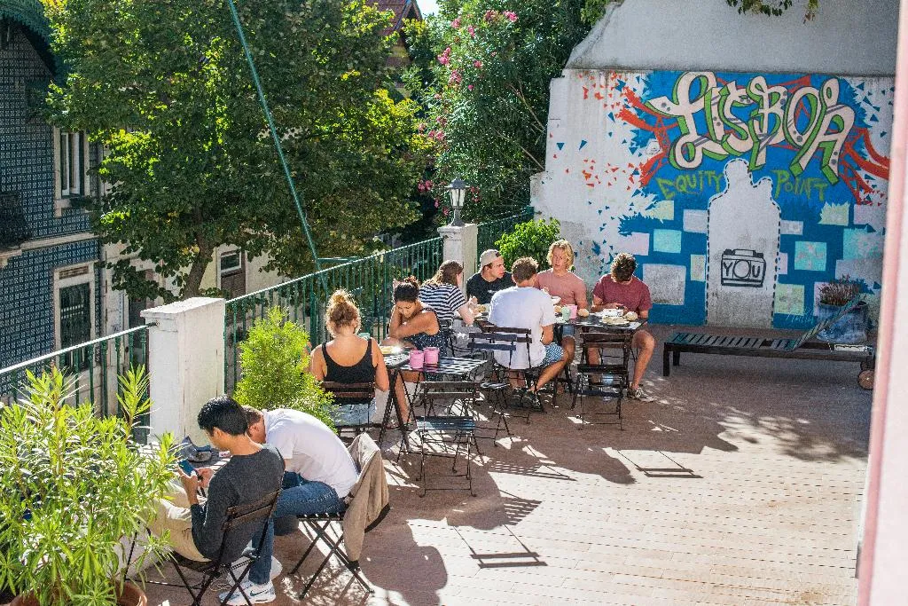 Terrace, Safestay lisbon, Lisbon