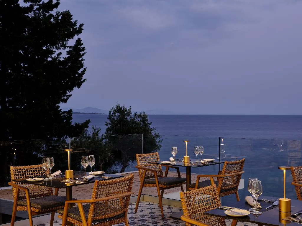 Restaurant, Atlantica Nissaki Beach, Corfu
