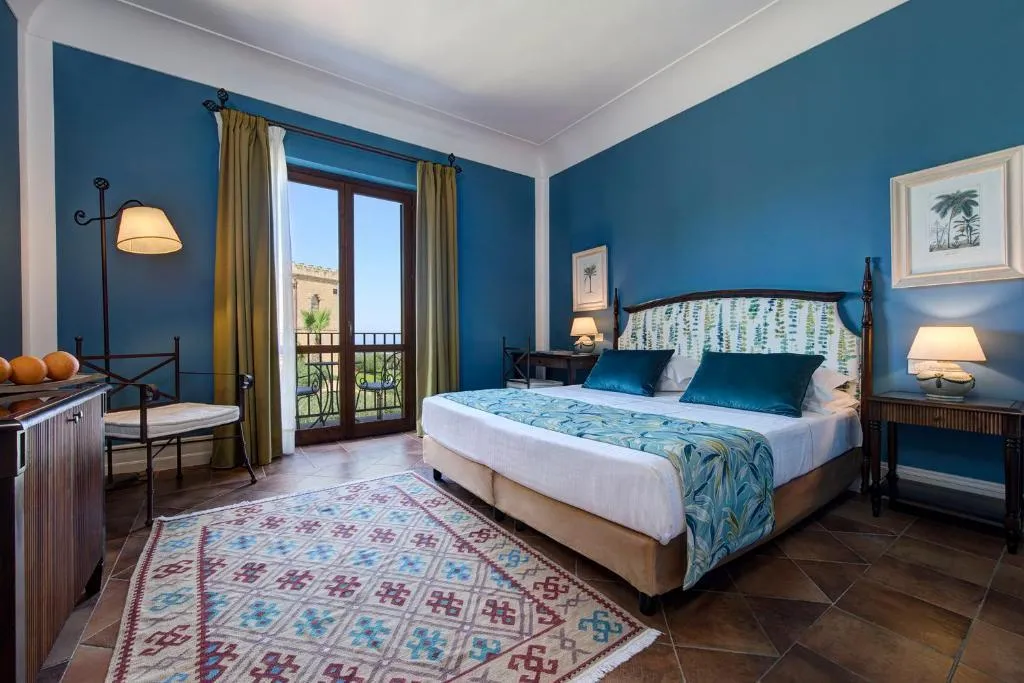 Double or Twin DELUXE SEA VIEW WITH BALCONY Room, Baglio Oneto dei Principi di San Lorenzo, Palermo