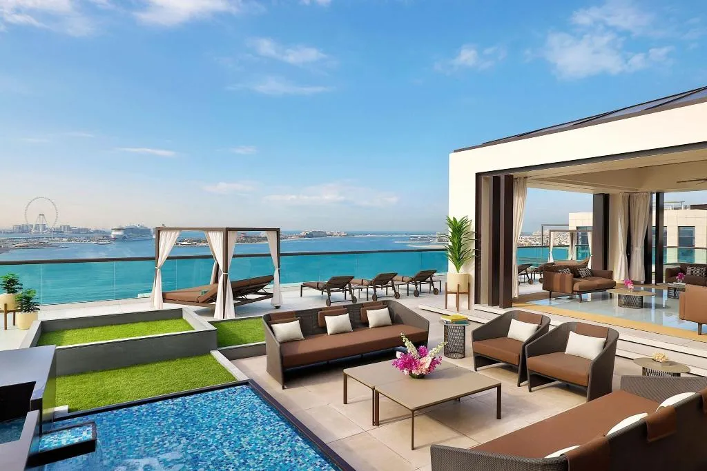 Terrace, Marriott Resort Palm Jumeirah Dubai, Dubai