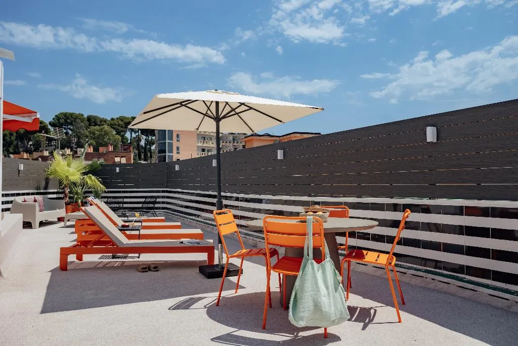 Terrace, Hotel Robson, Costa Brava