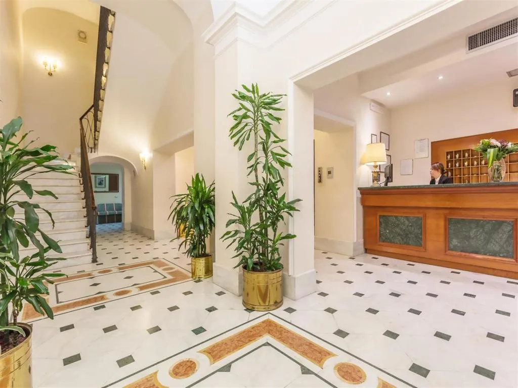 Lobby, Raeli Hotel Floridia, Rome