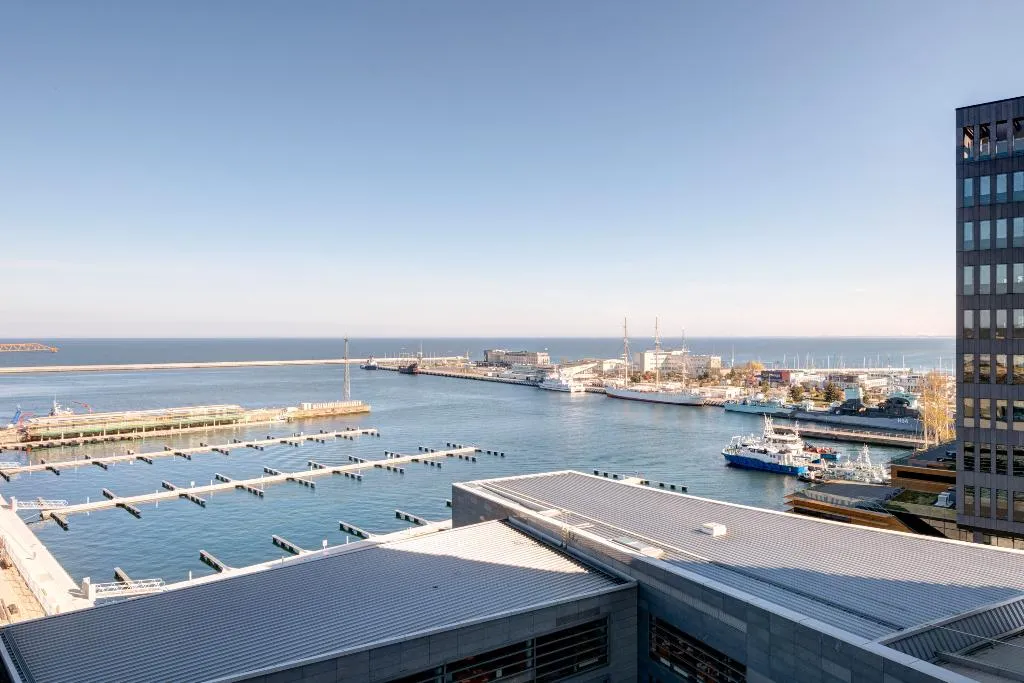 APARTMENT SEA VIEW WITH BALCONY Room, Dom & House - Apartments Sea Towers, Gdansk