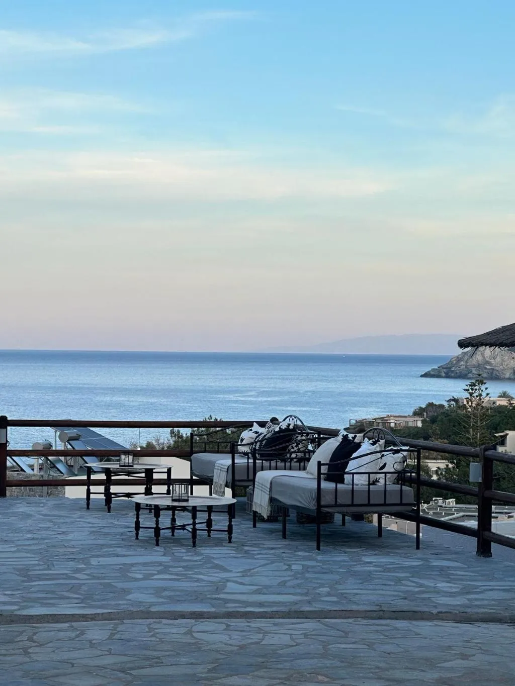 Terrace, Thalia Bloom Villa Apartments, Crete